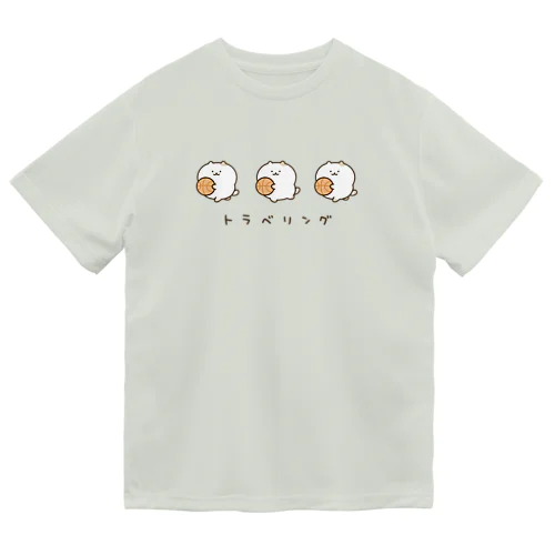 トラベリングねこ（ドライ淡T） Dry T-Shirt