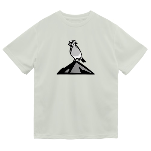 登山する文鳥 Dry T-Shirt