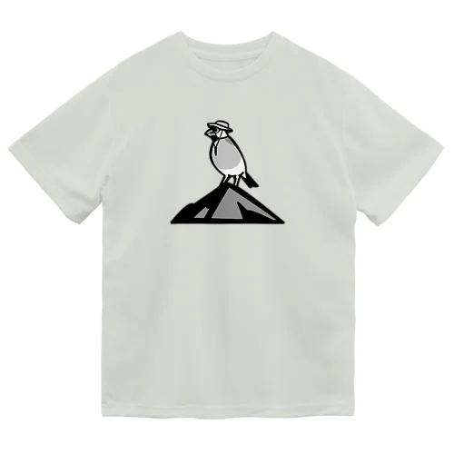 登山する文鳥 ドライTシャツ