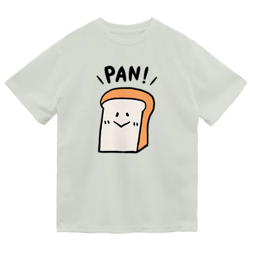 食パンのPANくん。 ドライTシャツ