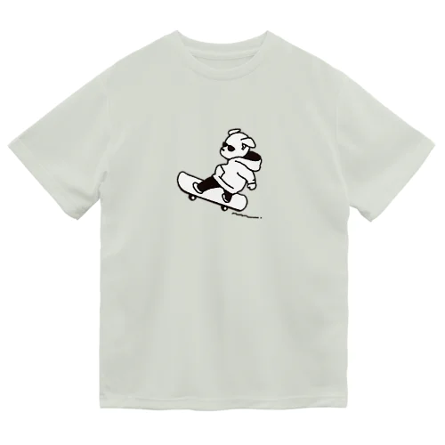 スケボー犬 ドライTシャツ