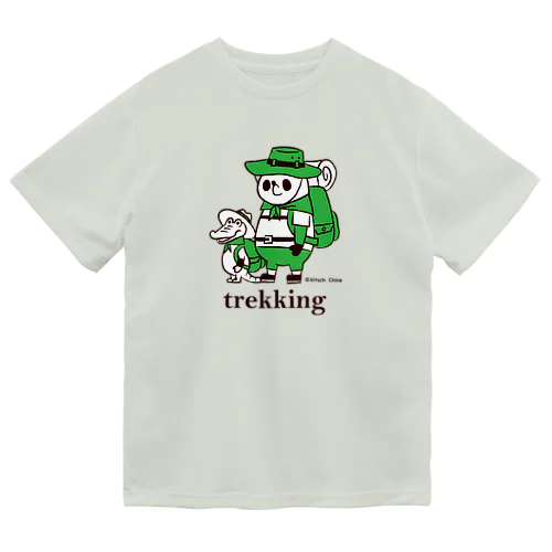 山登りしよ！　パンダのおはなし Dry T-Shirt