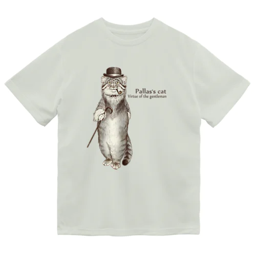 マヌルネコ紳士 Dry T-Shirt