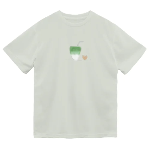 抹茶ラテ ドライTシャツ