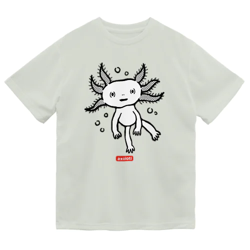 おとぼけ顔のウパさん_モノクロver Dry T-Shirt