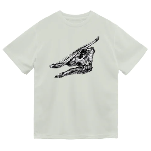 サウロロフスの頭の骨 Dry T-Shirt