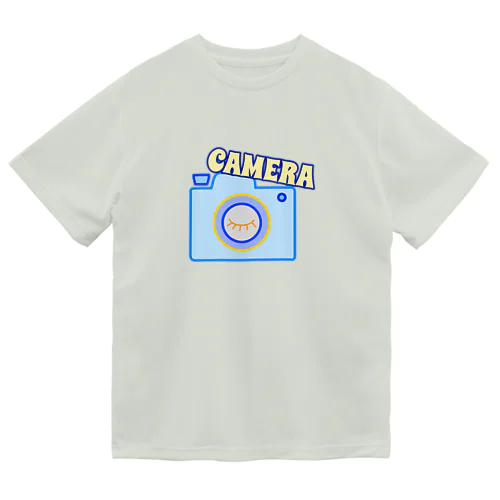 camera ブルー Dry T-Shirt