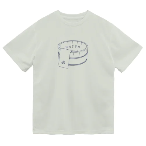 onsen（ブルー） Dry T-Shirt