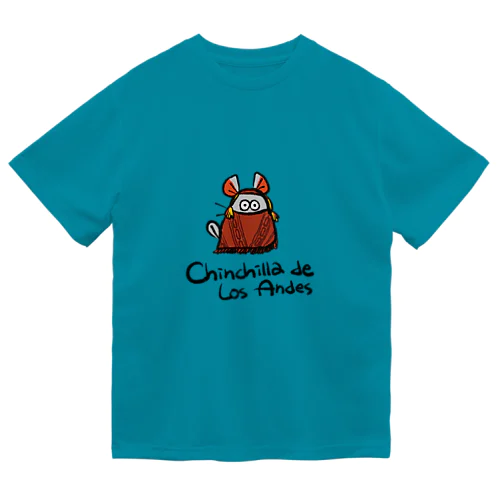 Chinchilla de los andes(アンデスのチンチラ) ドライTシャツ