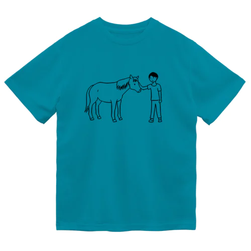 馬のいる日常 ドライTシャツ