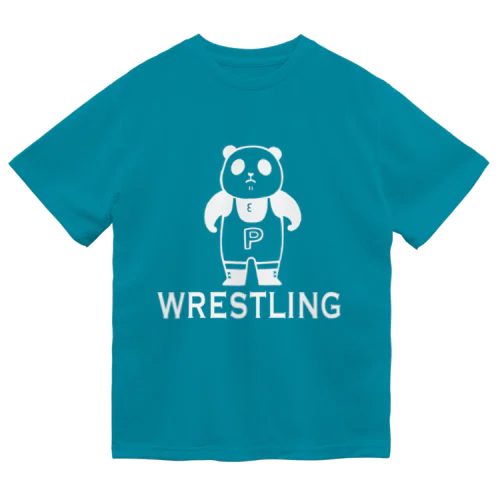 パンダプロレス　レスリングスタイル ドライTシャツ