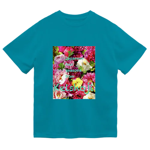 ぼたんⅠ〜Japanese four seasons from Keishoji〜 ドライTシャツ