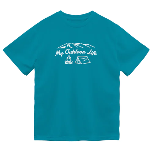 MyOutdoorLife_white ドライTシャツ