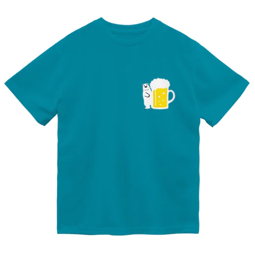シロクマさんとビールジョッキ Dry T-Shirt
