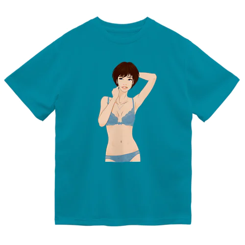 Girls IN Blue-UP-00 Dry T-Shirt