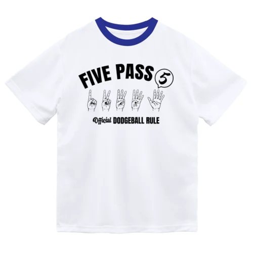 FIVE PASS ドライTシャツ