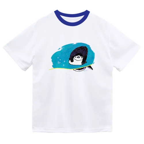 ペンギンの水槽 ドライTシャツ