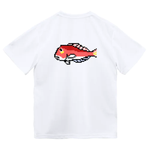 ドット絵アマダイ ドライTシャツ