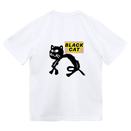  BLACK  CAT ドライTシャツ