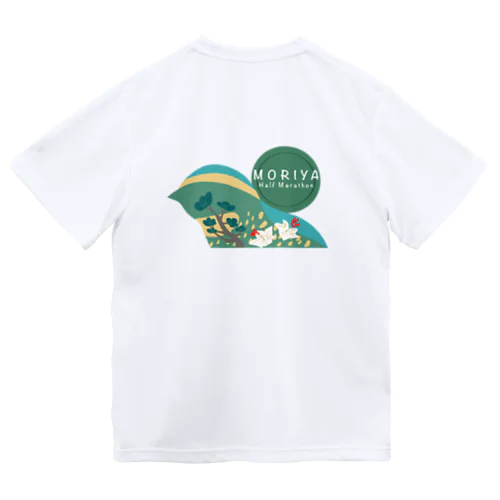 守谷ハーフマラソン3（個人作品） ドライTシャツ