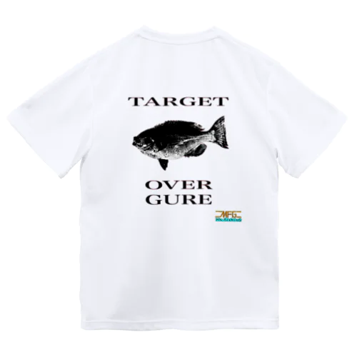 MFG(グレ魚拓)TARGET OVER GURE ドライTシャツ