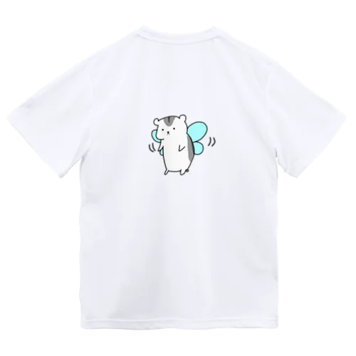 ホバリングするハムスター(ジャンガリアン) Dry T-Shirt