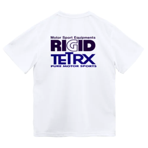 RIGID紺-TETRX紫 ドライTシャツ