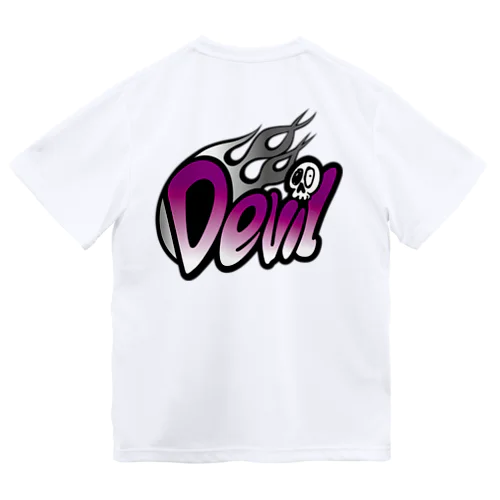 DEVILポップ背面ロゴ Dry T-Shirt