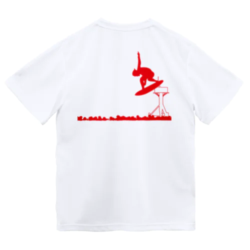 湘南平塚ビーチとskimboarder Dry T-Shirt