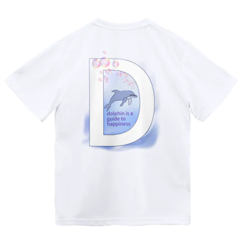 dolphin is a guide  ドライTシャツ
