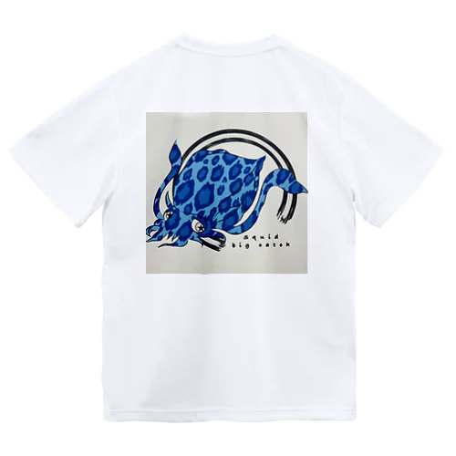 BIG catch アオリイカ　ヒョウ柄 Dry T-Shirt