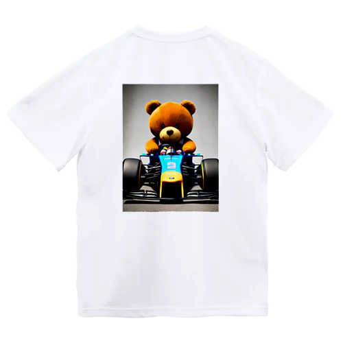 F1レーサーテディーくん ドライTシャツ