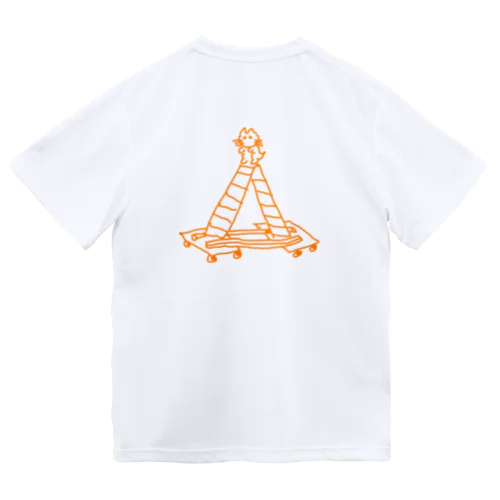 てっぺん猫（オレンジ） Dry T-Shirt