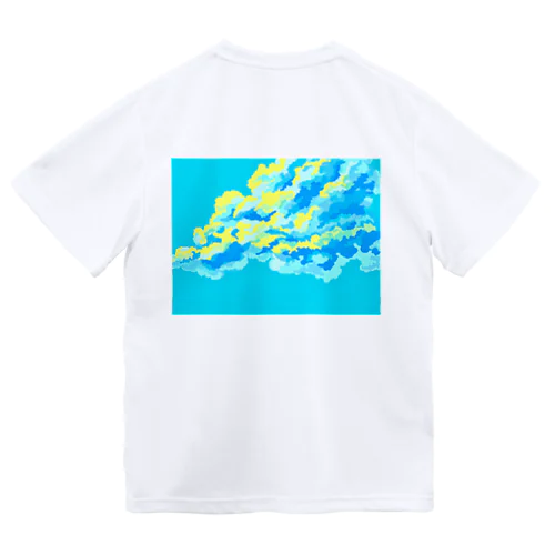 青い雲 ドライTシャツ