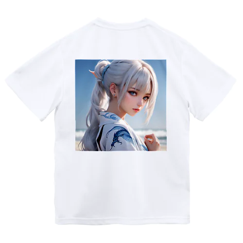 白髪和服美女シリーズ0001 Dry T-Shirt