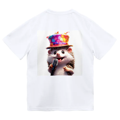 陽気なハリネズミのドライシャツ ドライTシャツ