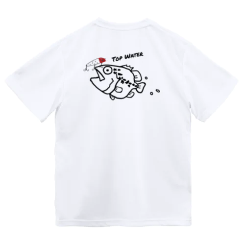 BassアングラーTOPWATER ドライTシャツ