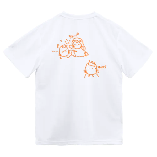 カラボス猫(橙) ドライTシャツ