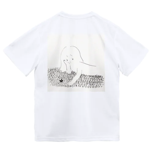 芝生の女 Dry T-Shirt