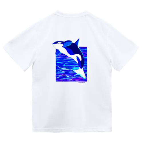海面のシャチ Dry T-Shirt