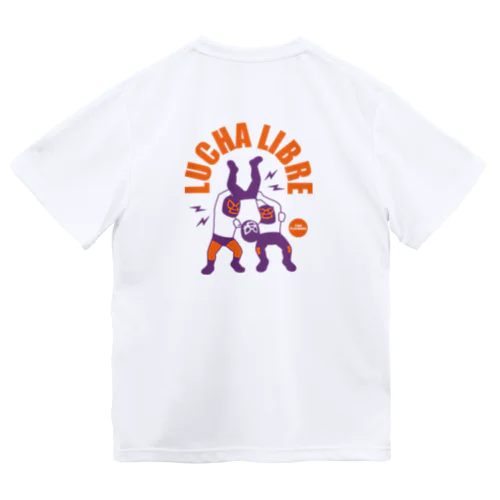 (バックプリント)viva la lucha libre#14 ドライTシャツ