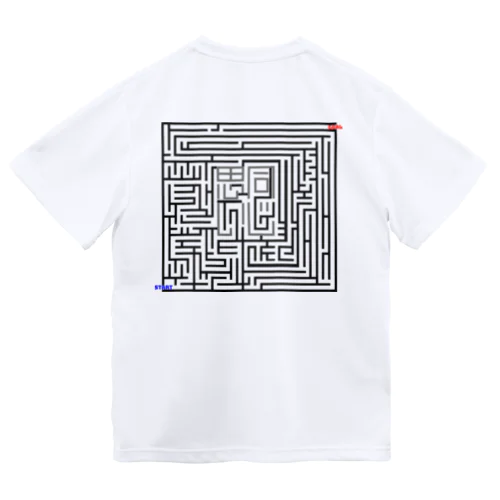 Maze（メッセージ） ドライTシャツ