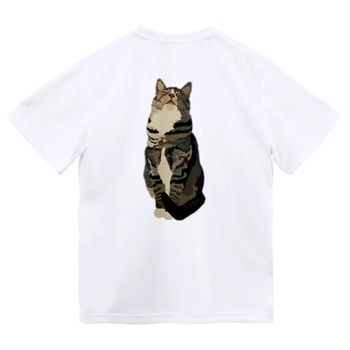 Tabby Cat ドライTシャツ