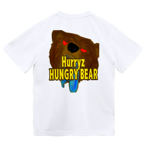 Hurryz HUNGRY BEAR リアルタイプ ドライTシャツ