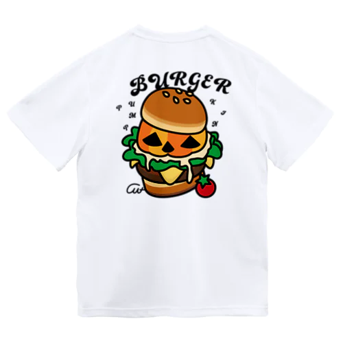 バックプリント　バーガー ドライTシャツ