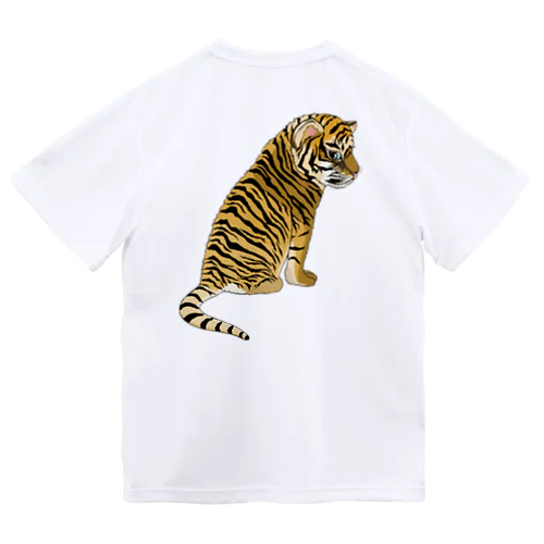 虎の子　バックプリント ドライTシャツ