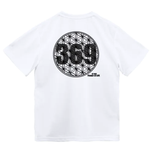369フラワーオブライフ ドライTシャツ