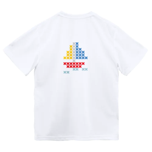 ヨット Cross-stitch Dry T-Shirt