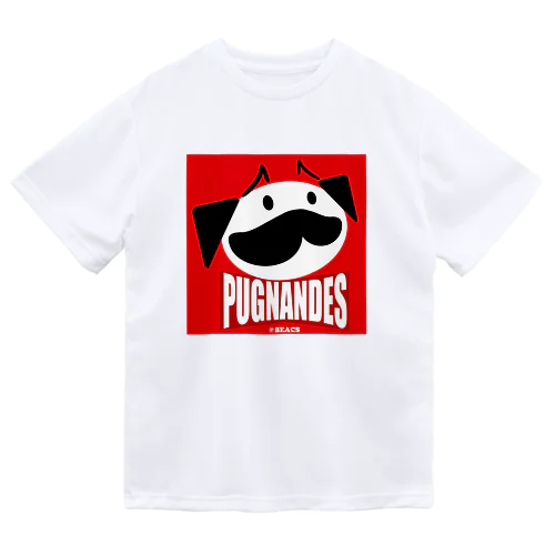 PUGNANDES2022_Red ドライTシャツ