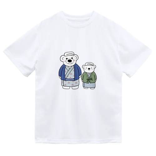 CAPTAIN WHITE BEAR AND JUNIOR 浴衣Tシャツ ドライTシャツ